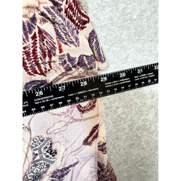 Knox Rose Cardigan Sweater Women's XL Multicolor Floral 100% Rayon Open Front - Picture 9 of 11